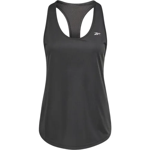 Mesh Back Trainings T-Shirt , Damen, Größe: 2XL - Reebok - Modalova