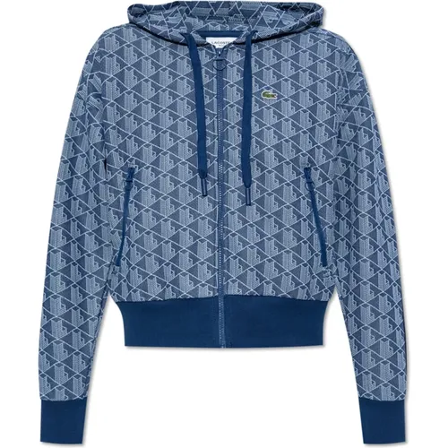 Sweatshirt mit Monogramm , Damen, Größe: XS - Lacoste - Modalova