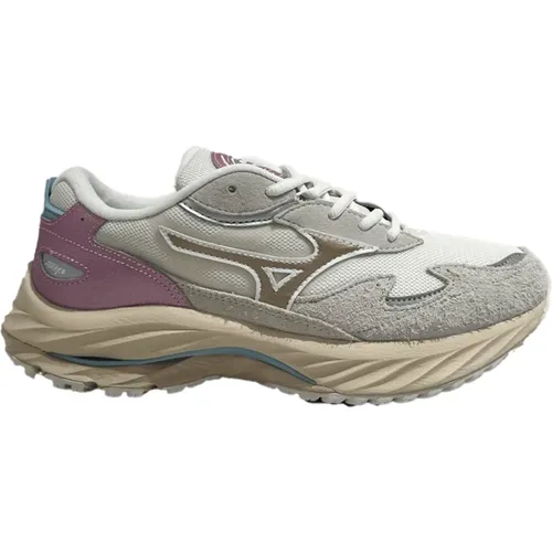 Mesh Sneakers with Suede Overlays , male, Sizes: 5 UK, 11 UK, 9 UK, 6 UK, 7 UK, 10 UK, 3 UK, 4 UK, 8 UK - Mizuno - Modalova