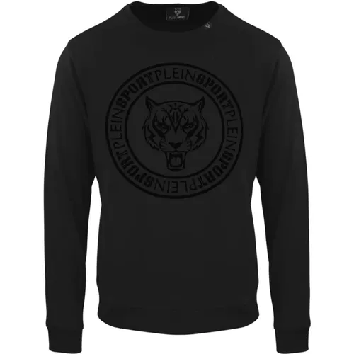 Solid Color Round Neck Sweatshirt , male, Sizes: 2XL - Plein Sport - Modalova