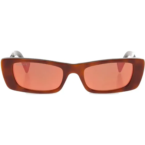 Rechteckige Sonnenbrille mit GG-Logo - Gucci - Modalova