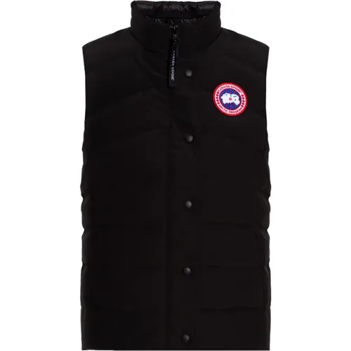 Vest with logo , female, Sizes: L, S, XS - Canada Goose - Modalova