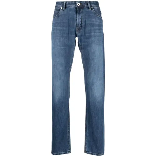 Straight Jeans Casual Style , male, Sizes: W30, W31, W33, W32, W34 - Brioni - Modalova