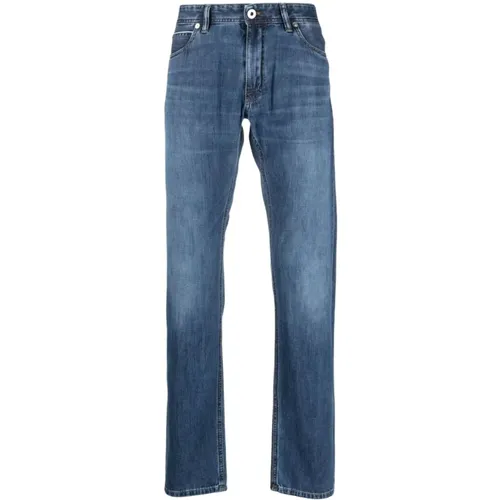 Straight Jeans Casual Style , male, Sizes: W30, W31, W33, W36, W32, W34 - Brioni - Modalova