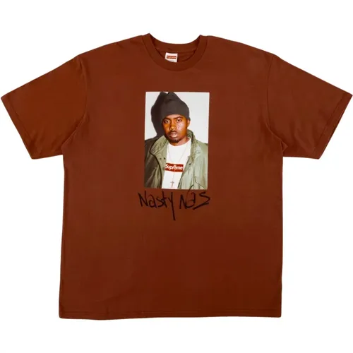 Limited Edition Nasty Nas T-shirt , male, Sizes: M, L - Supreme - Modalova