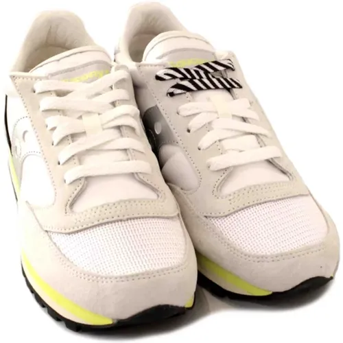 Bianco/Zebra Stylish Sneakers , male, Sizes: 3 UK, 3 1/2 UK - Saucony - Modalova