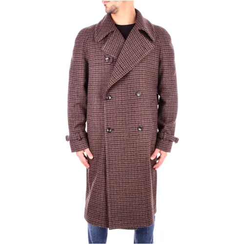 Double-Breasted Coat , male, Sizes: L - Tagliatore - Modalova