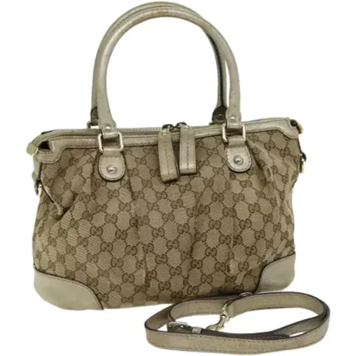 Pre-owned Canvas gucci-bags , female, Sizes: ONE SIZE - Gucci Vintage - Modalova