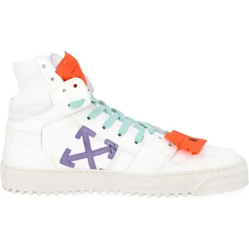 Off , Leather sneakers , male, Sizes: 10 UK - Off White - Modalova