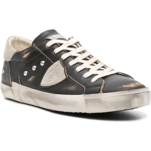 Calf Sneaker , male, Sizes: 11 UK, 6 UK, 8 UK - Philippe Model - Modalova