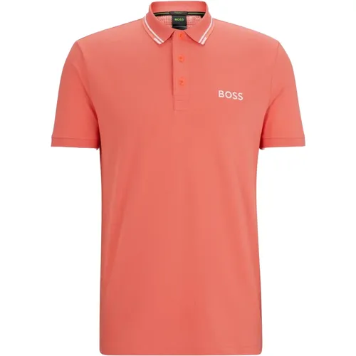 Slim Fit Polo Shirt , Herren, Größe: L - Boss - Modalova