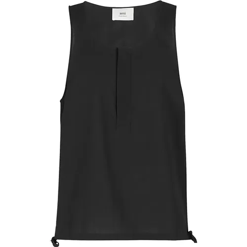 Einfaches Tanktop , Herren, Größe: L - Ami Paris - Modalova