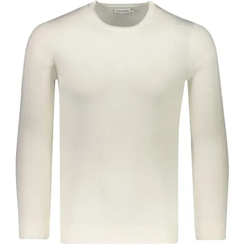 Superior Wool Crew Neck Pullover , Herren, Größe: XL - Calvin Klein - Modalova