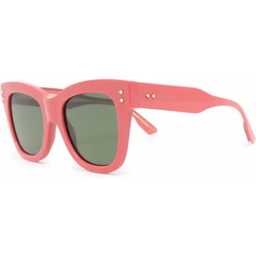 Rosa Sonnenbrille mit Originalzubehör - Gucci - Modalova