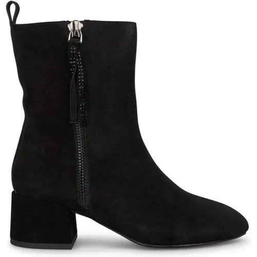 Ankle boots with heel and zip , female, Sizes: 4 UK, 7 UK, 3 UK, 6 UK, 2 UK, 5 UK - Alma en Pena - Modalova