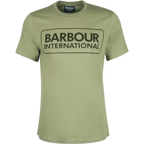 Essentielles Großes Logo Motorrad T-Shirt , Herren, Größe: M - Barbour - Modalova