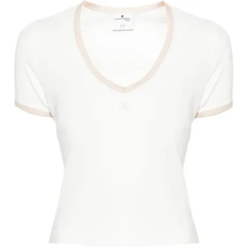 T-Shirts , female, Sizes: M - Courrèges - Modalova