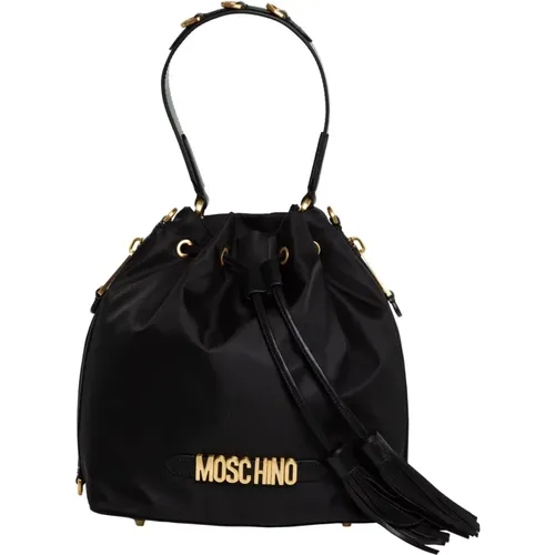 Stylish Women`s Bucket Bag , female, Sizes: ONE SIZE - Moschino - Modalova