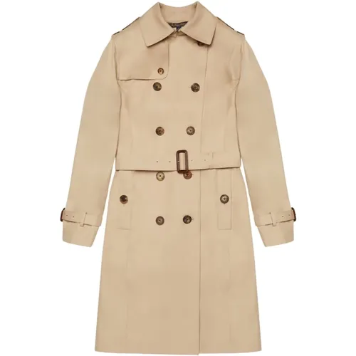 Wasserabweisender Baumwolltrenchcoat , Damen, Größe: S - Brooks Brothers - Modalova