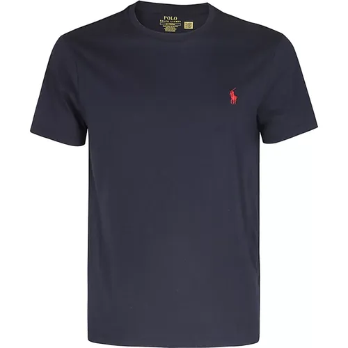 Lässiges Baumwoll T-Shirt , Herren, Größe: L - Ralph Lauren - Modalova