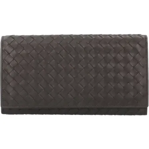 Pre-owned Leather wallets , female, Sizes: ONE SIZE - Bottega Veneta Vintage - Modalova