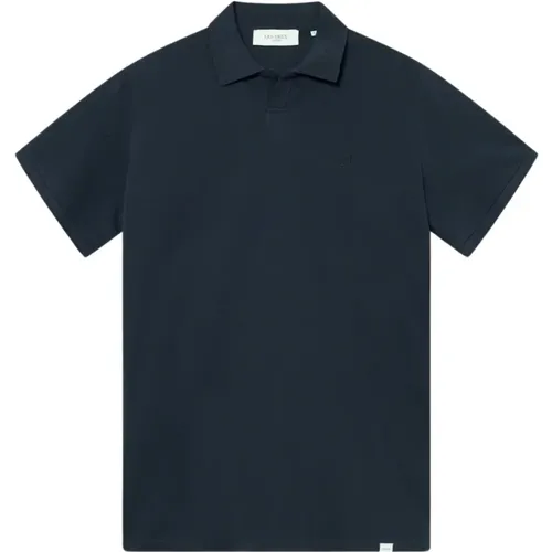 Slim Fit Baumwoll Piqué Polo Shirt , Herren, Größe: L - Les Deux - Modalova