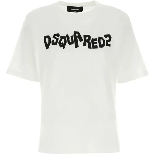 Classic Cotton T-Shirt , female, Sizes: S, XS, M - Dsquared2 - Modalova