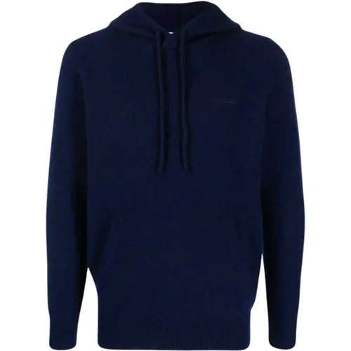 Blau Navy Lamswool Pullover , Herren, Größe: XL - MC2 Saint Barth - Modalova