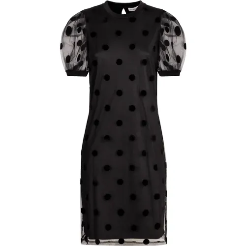 Punkte Mini-Kleid mit Ballonärmeln , Damen, Größe: XS - Nina Ricci - Modalova