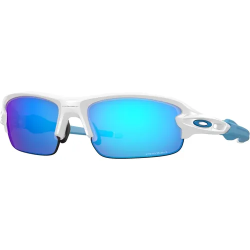 Youth Sun Flak Sunglasses Sapphire Blue , male, Sizes: 58 MM - Oakley - Modalova