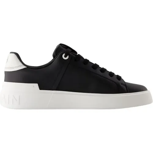 Noir Court Sneakers - Glattleder - Balmain - Modalova