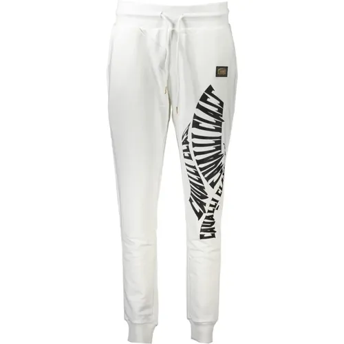 Sporty Brushed Trousers with Elastic Waist , female, Sizes: S - Cavalli Class - Modalova