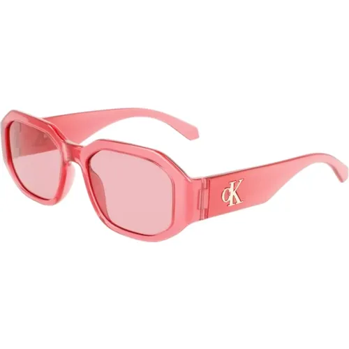 Stilvolle Damen-Sonnenbrille , Damen, Größe: 55 MM - Calvin Klein - Modalova