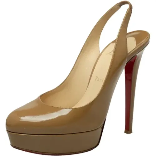 Pre-owned Leather sandals , female, Sizes: 5 UK - Christian Louboutin Pre-owned - Modalova