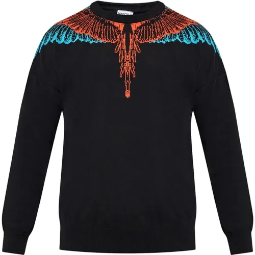 Sweater with logo , male, Sizes: L, S, M - Marcelo Burlon - Modalova