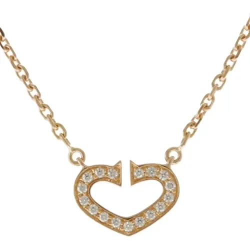 Pre-owned Rose Gold necklaces , female, Sizes: ONE SIZE - Cartier Vintage - Modalova