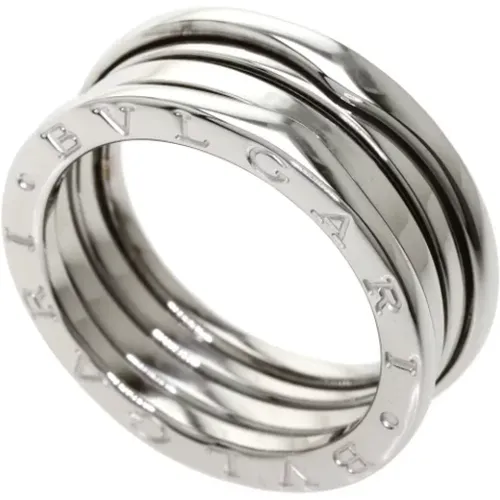 Pre-owned White Gold rings , female, Sizes: ONE SIZE - Bvlgari Vintage - Modalova