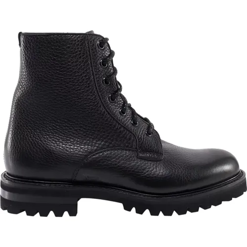 Italian Leather Lace-up Ankle Boots , male, Sizes: 5 1/2 UK, 7 UK - Church's - Modalova