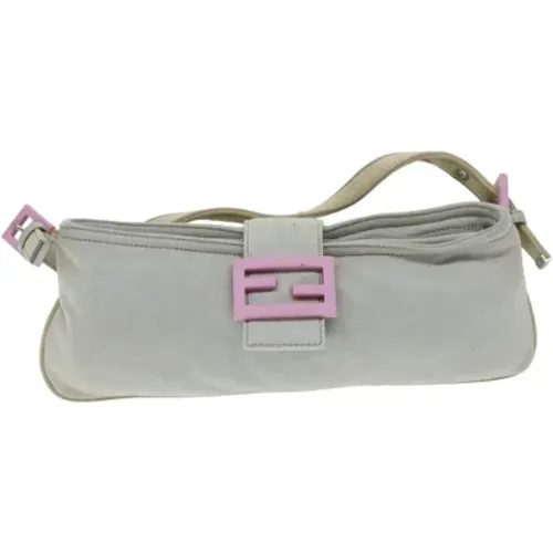 Pre-owned Cotton fendi-bags , female, Sizes: ONE SIZE - Fendi Vintage - Modalova