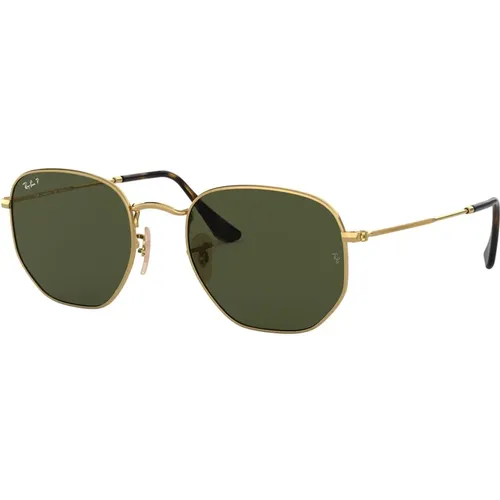 Hexagonal Polarized Sunglasses , unisex, Sizes: 51 MM - Ray-Ban - Modalova