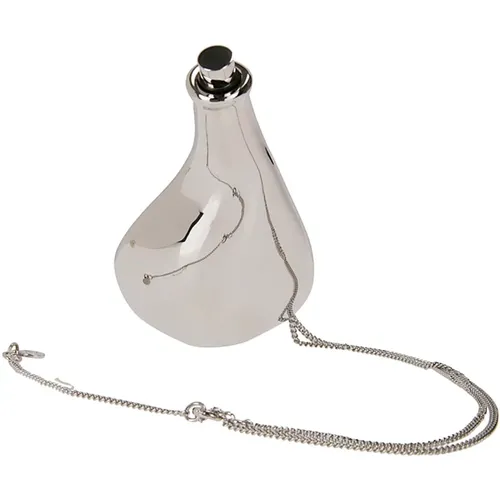 Silver Flask Pendant Necklace , female, Sizes: ONE SIZE - Courrèges - Modalova