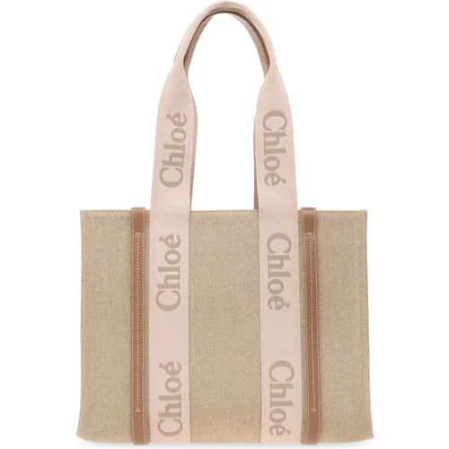 ‘Woody Medium’ Shopper-Tasche - Chloé - Modalova