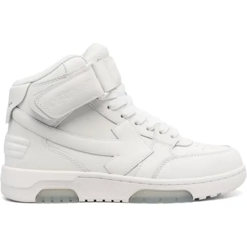 Off , Weiße Sneakers mit 3.0cm Absatz , Damen, Größe: 36 EU - Off White - Modalova
