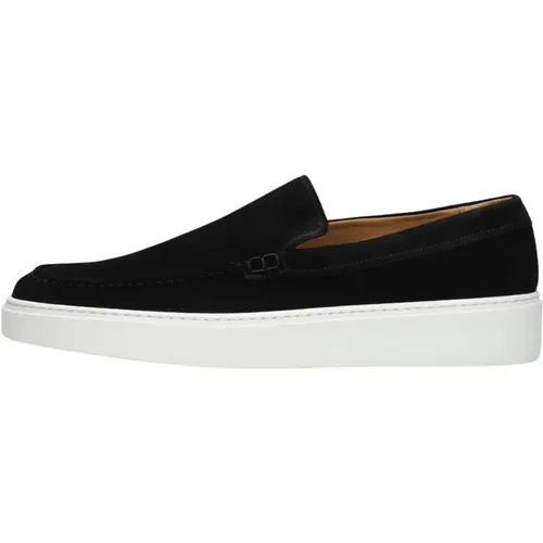 Herren Slip-Ons Schwarz , Herren, Größe: 42 EU - GIORGIO - Modalova