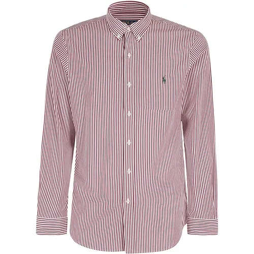 Popeline Stretch Shirt , male, Sizes: M, 2XL - Ralph Lauren - Modalova