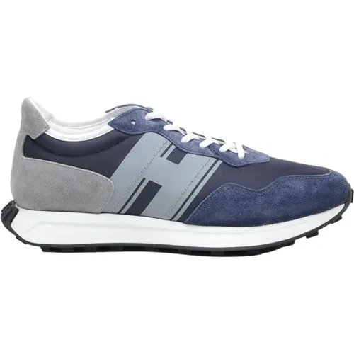 Suede Sneakers with Memory Foam Insole , male, Sizes: 7 UK, 10 UK, 8 UK, 9 UK - Hogan - Modalova