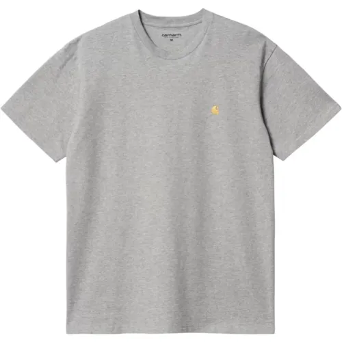 Chase T-Shirt Grau Heather Gold - Carhartt WIP - Modalova