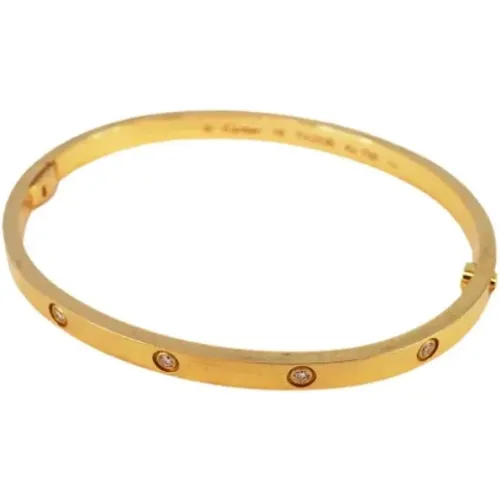 Pre-owned Gold bracelets , female, Sizes: ONE SIZE - Cartier Vintage - Modalova