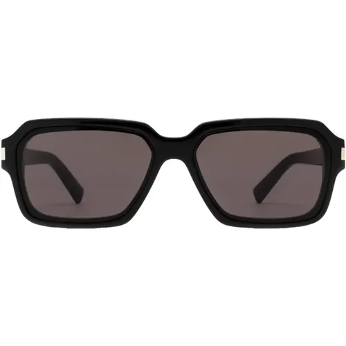 Square Acetate Frame Sunglasses in , unisex, Sizes: 59 MM - Saint Laurent - Modalova