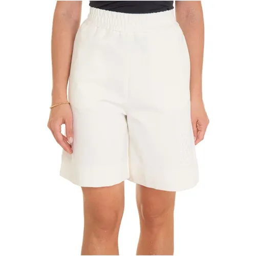 Elastische Taille Bermuda-Shorts mit Seitenstreifen - Emporio Armani - Modalova